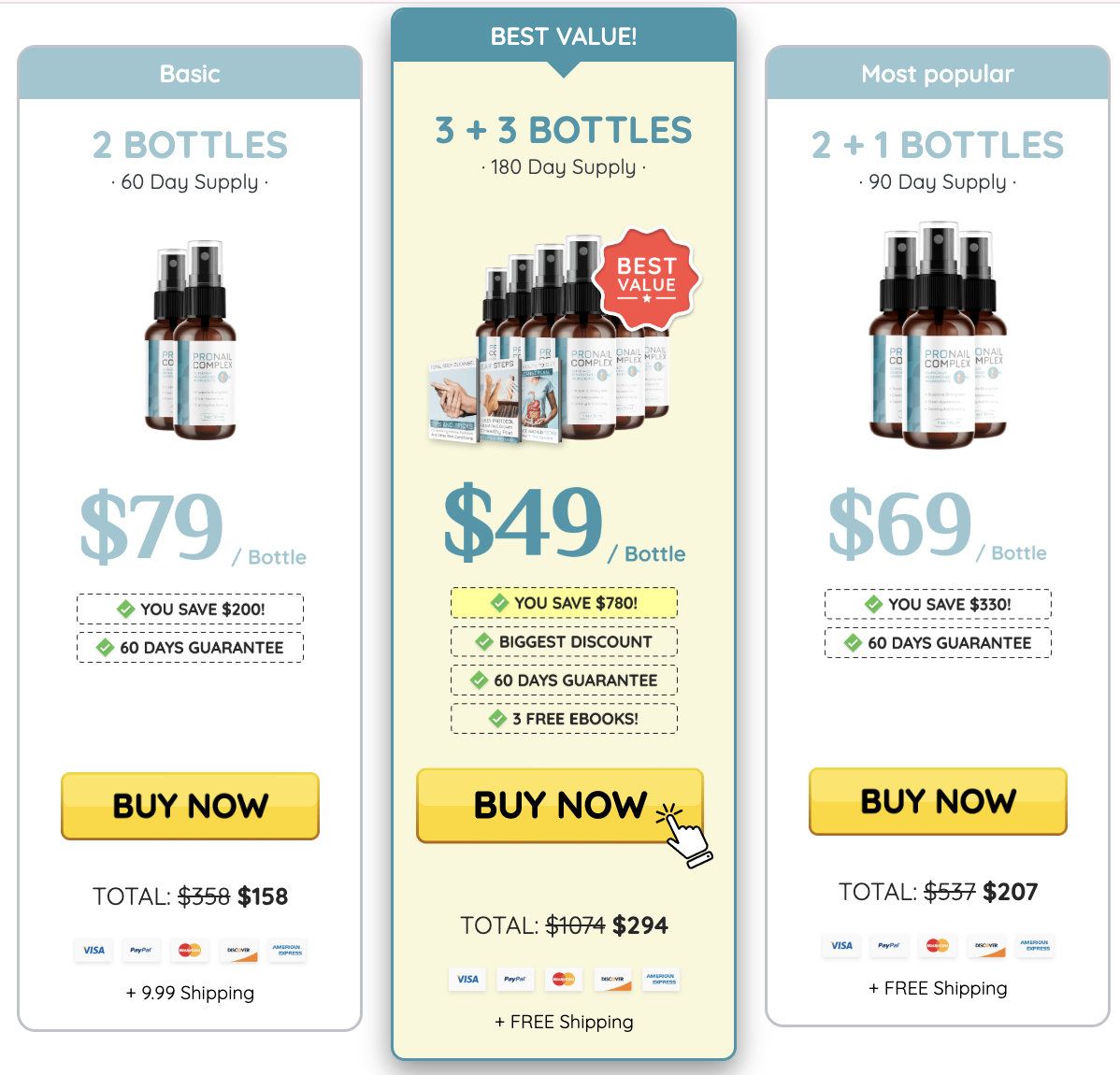Buy ProNail Complex 6 Bottles